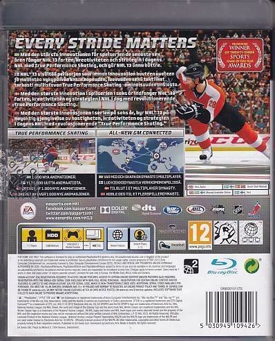 NHL 13 - PS3 (B Grade) (Genbrug)